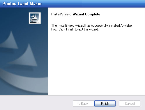 Installation is completed. Click Finish button.